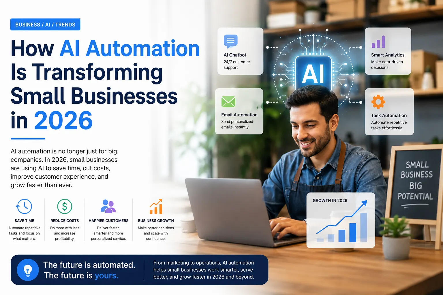 How AI Automation Is Transforming Small Businesses in 2026