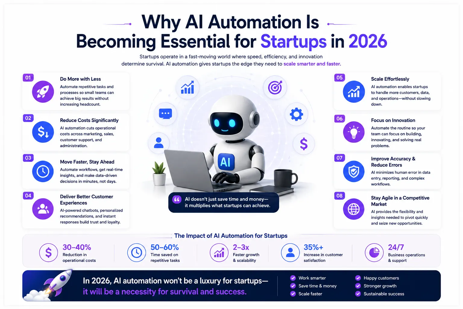 Why AI Automation Is Becoming Essential for Startups in 2026